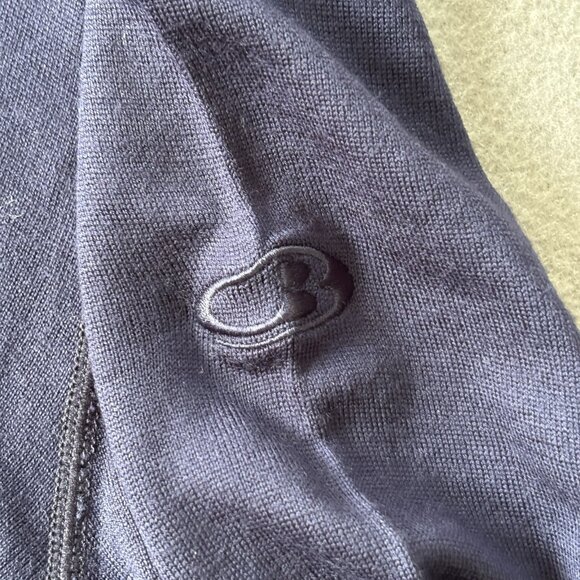 Icebreaker Merino Sweater Mens XL Blue 200 1/4 Zip Pullover Base Layer Techwear - Picture 4 of 16